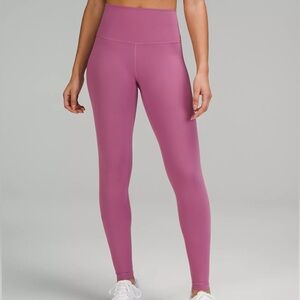 NEW lululemon Wunder Train High-Rise Tight 25” Sz 4 in Velvet Dust